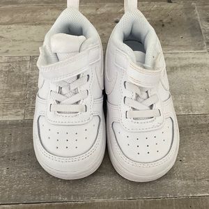 Toddler Nike Air Force 1s, White, 7C , Gently Worn